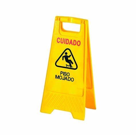 Aviso Piso Mojado