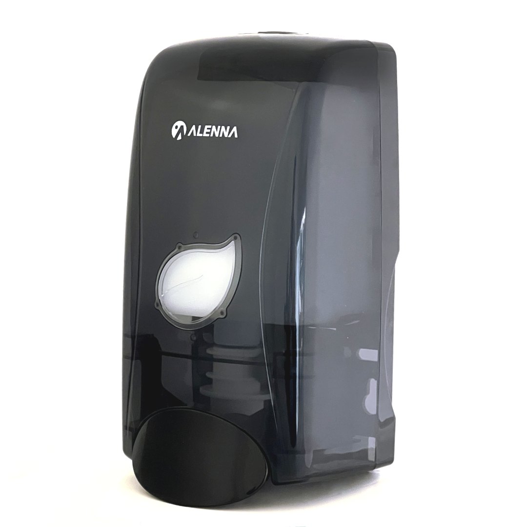 Alenna Dispensador Negro de Jabón con Tanque Recargable – 1000 ml