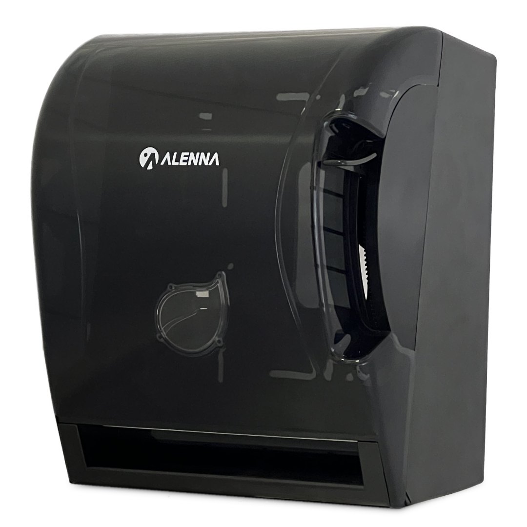 Alenna Dispensador Negro Papel Toalla Rollo de Palanca