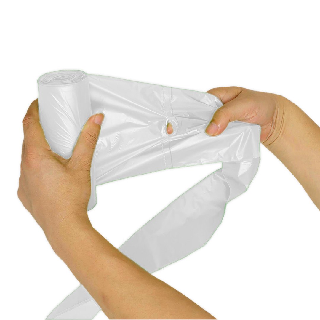 Bolsas de Basura Extra Fuertes Transparente 37X50 rollo de 20 Unidades.